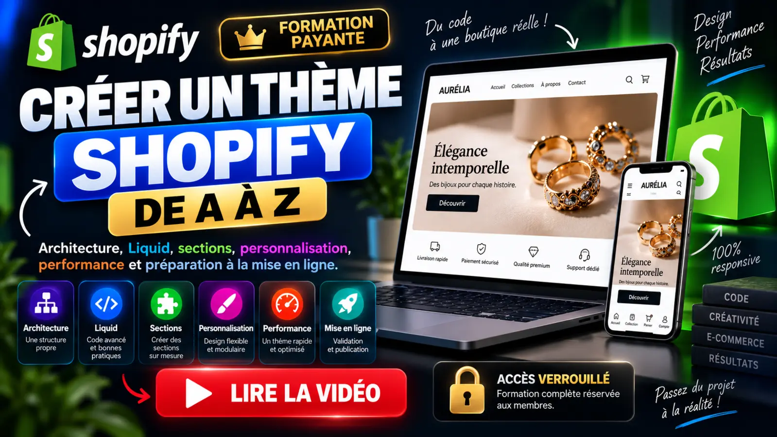 Formation : créer un thème Shopify de A à Z